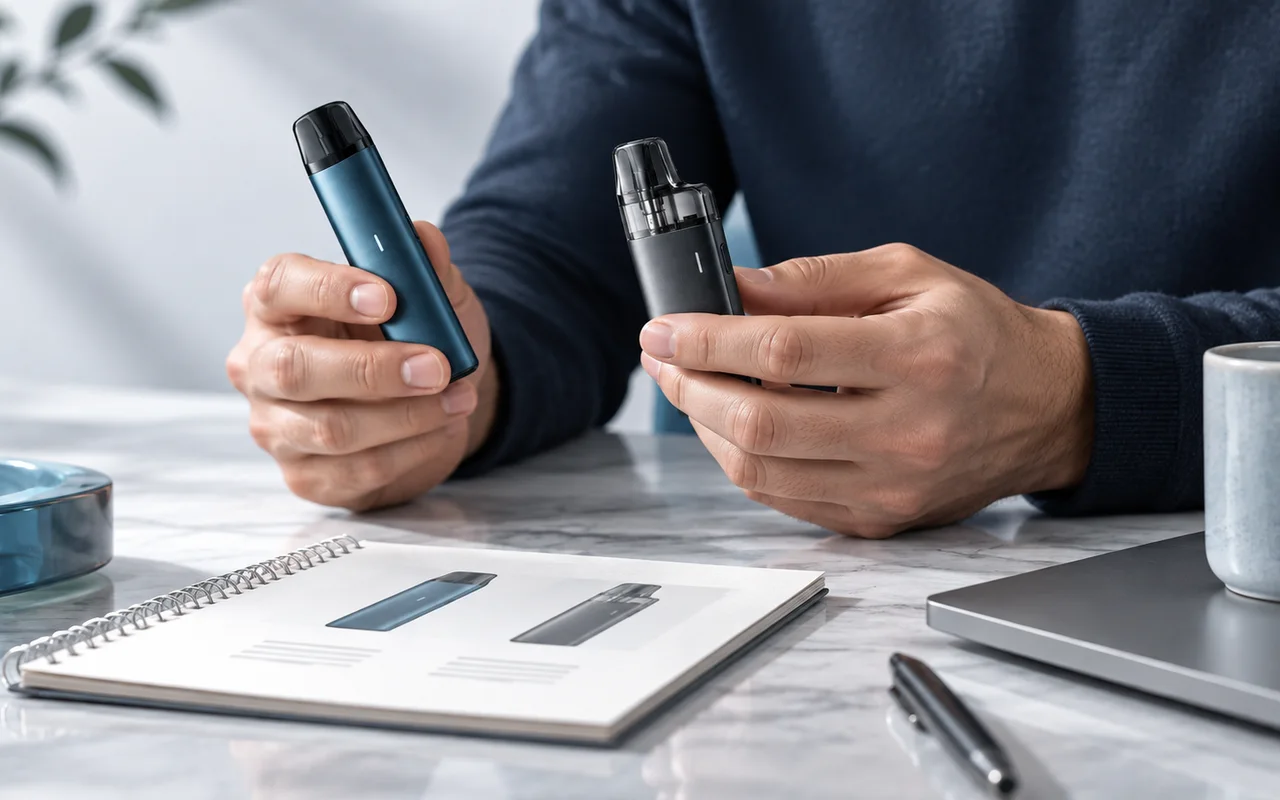 Zwei moderne Pod-Systeme im direkten Vergleich am Arbeitsplatz