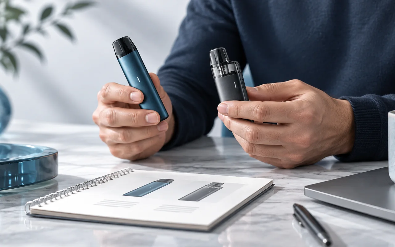 Zwei moderne Pod-Systeme im direkten Vergleich am Arbeitsplatz