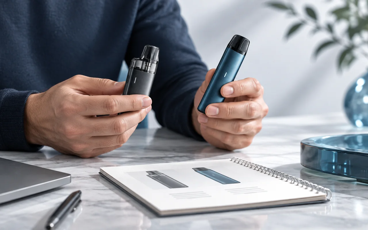 Zwei moderne Pod-Systeme im direkten Vergleich am Arbeitsplatz