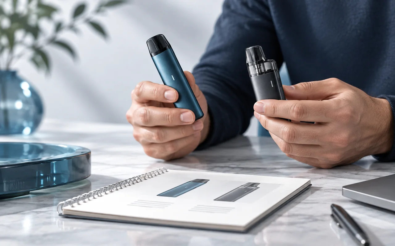Zwei moderne Pod-Systeme im direkten Vergleich am Arbeitsplatz