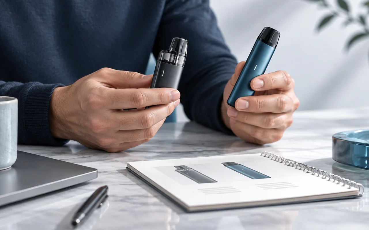 Zwei moderne Pod-Systeme im direkten Vergleich am Arbeitsplatz