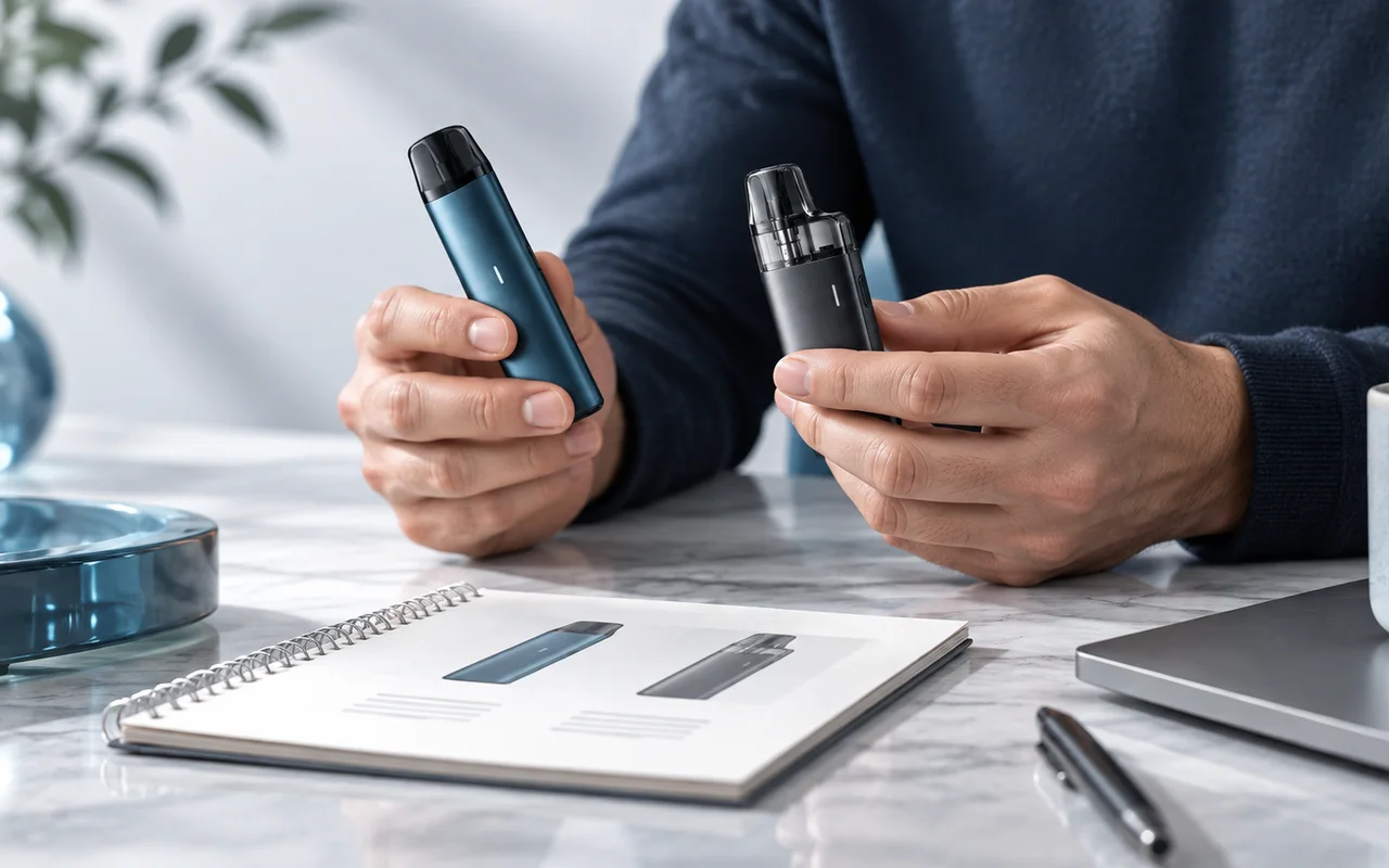 Zwei moderne Pod-Systeme im direkten Vergleich am Arbeitsplatz