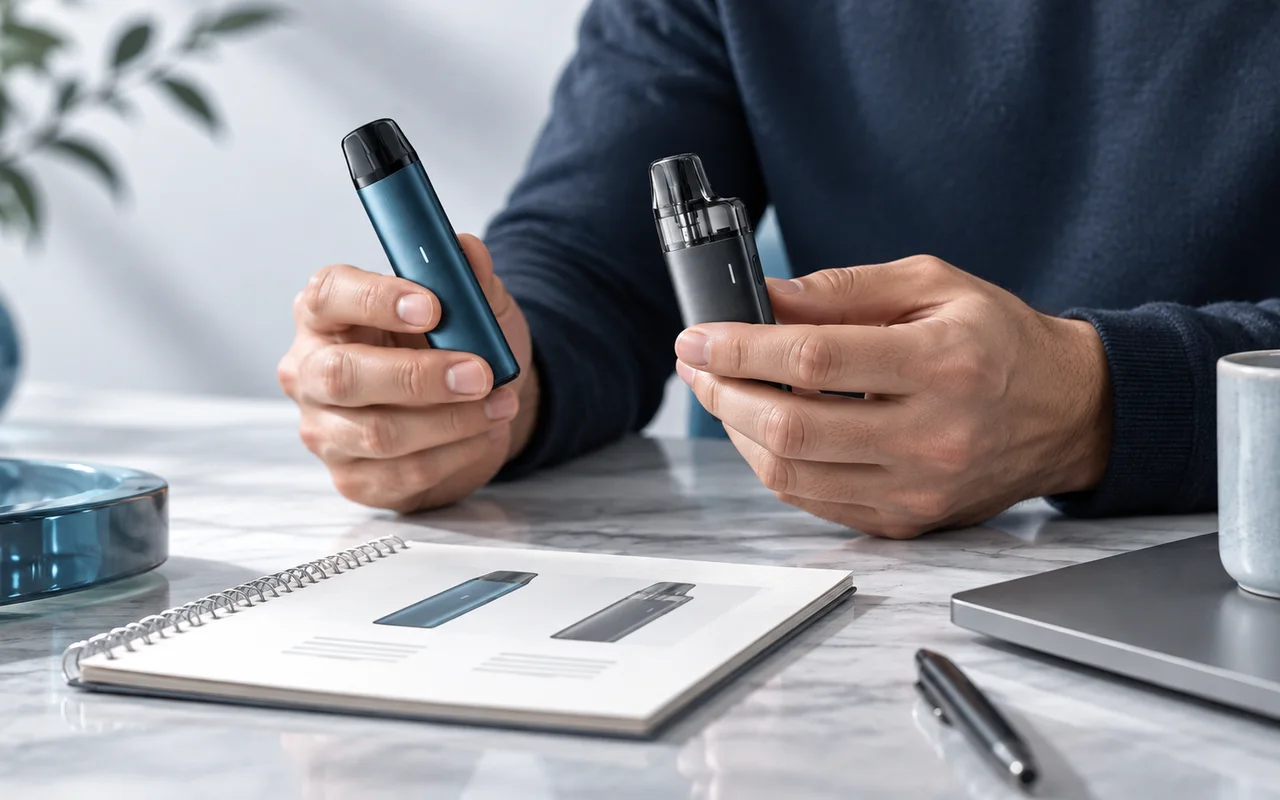 Zwei moderne Pod-Systeme im direkten Vergleich am Arbeitsplatz