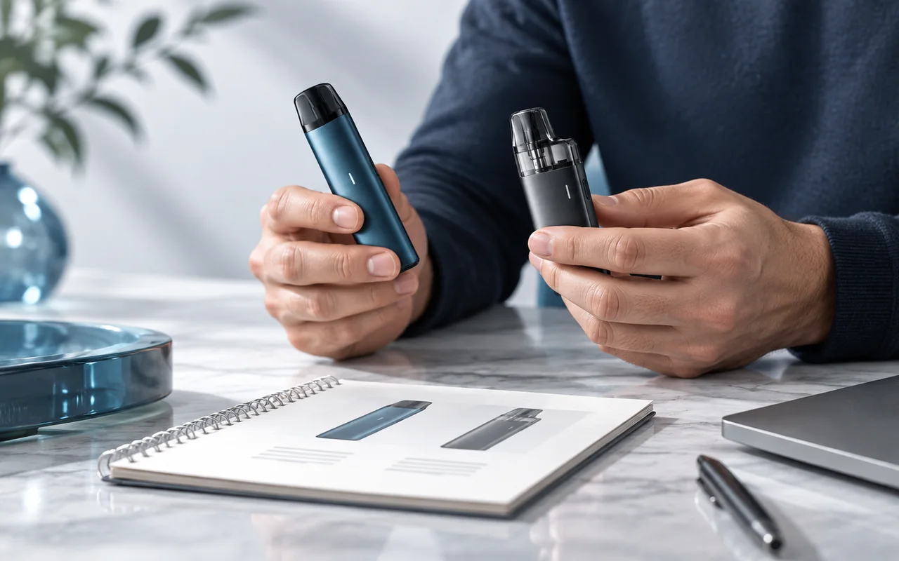 Zwei moderne Pod-Systeme im direkten Vergleich am Arbeitsplatz