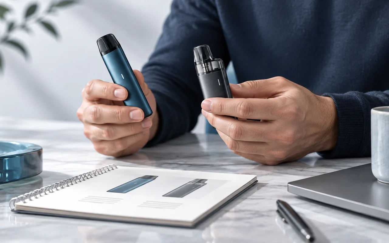 Zwei moderne Pod-Systeme im direkten Vergleich am Arbeitsplatz