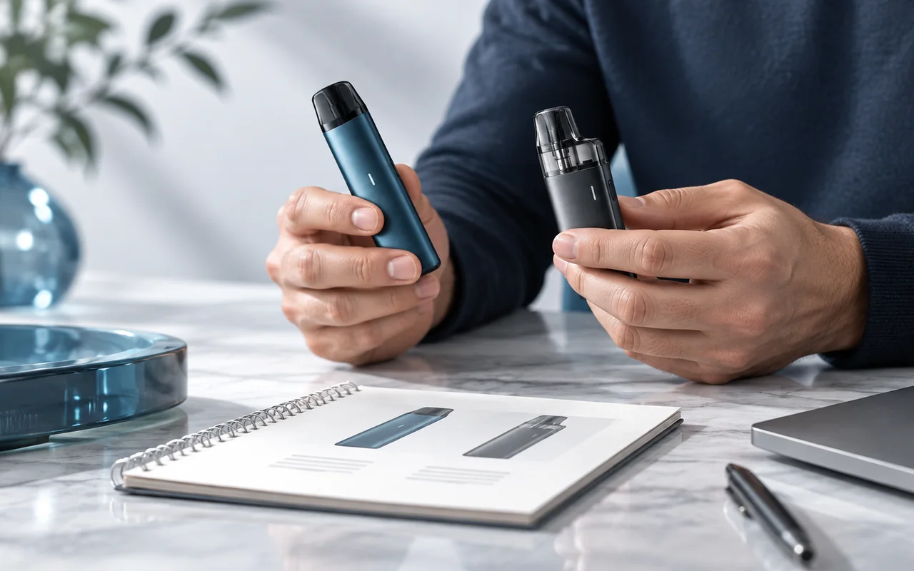 Zwei moderne Pod-Systeme im direkten Vergleich am Arbeitsplatz