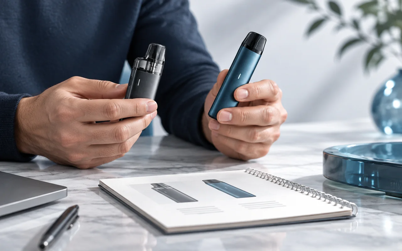 Zwei moderne Pod-Systeme im direkten Vergleich am Arbeitsplatz